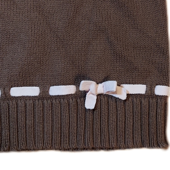 5/6 Brown Cat Gymboree Sweater Thick Heavy Warm - Picture 2 of 5